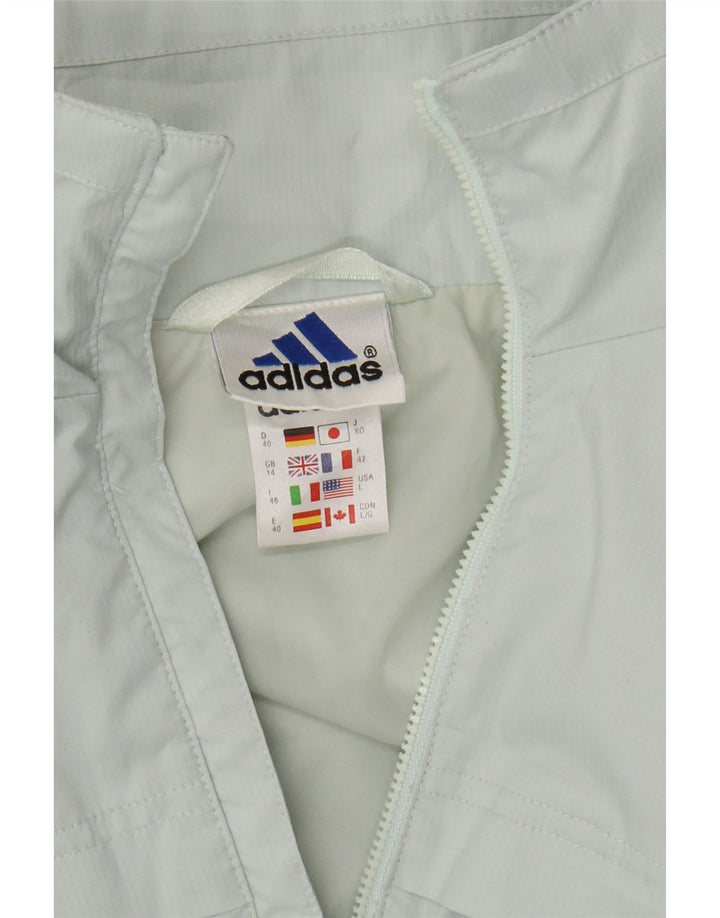 Jachetă de trening pentru femei ADIDAS UK 14 Poliester turcoaz mare