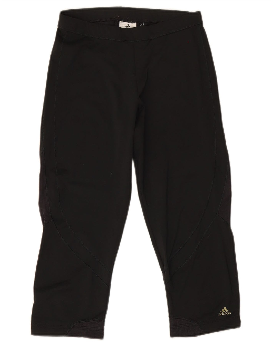Leggings Adidas Climacool Capri pentru femei UK 10 Poliester negru mic