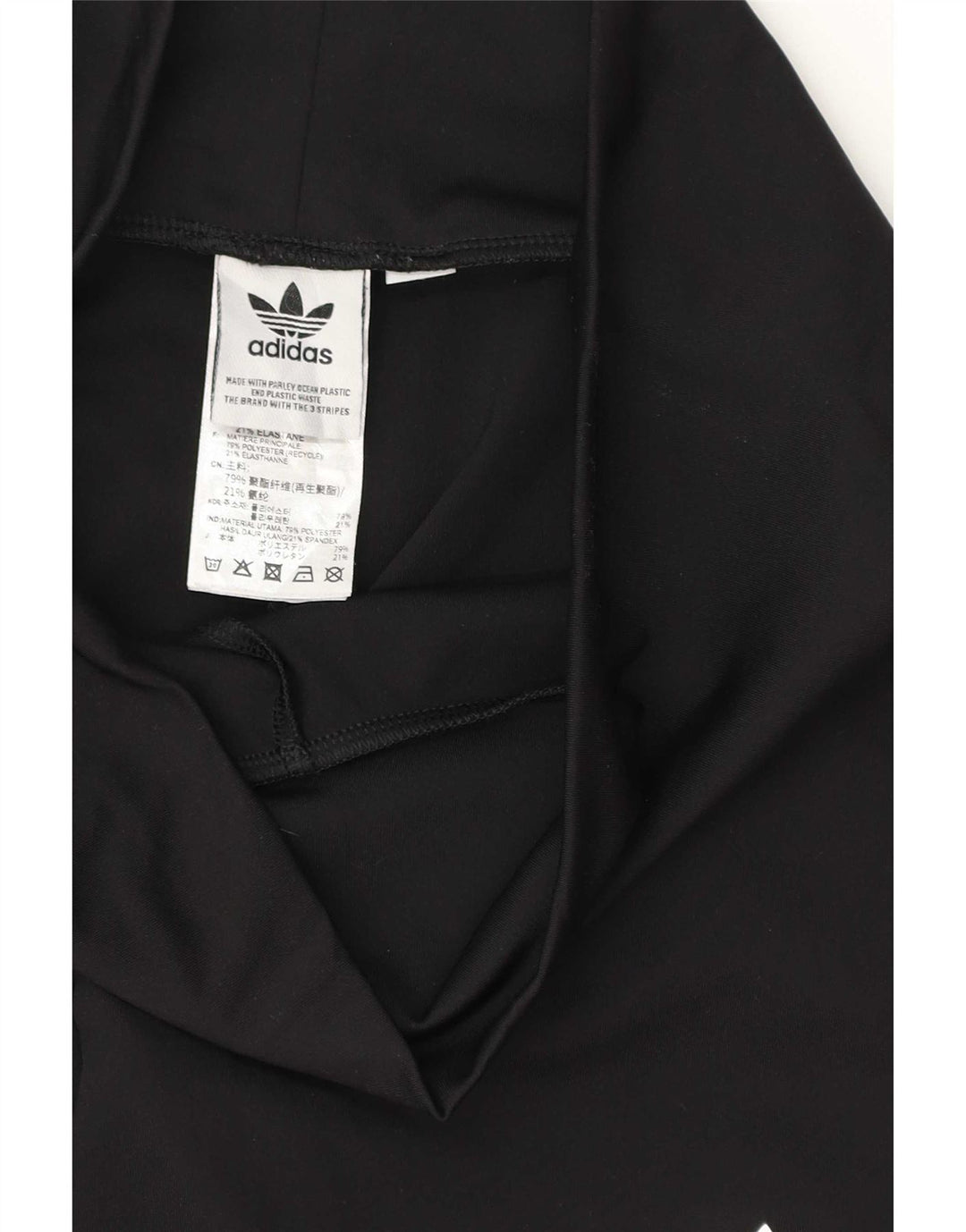Leggings pentru femei Adidas UK 12 Poliester mediu negru