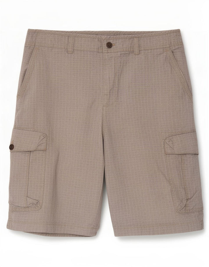 Pantaloni scurți cargo pentru bărbați Marks & Spencer, mari W36, bumbac cu carouri albastre