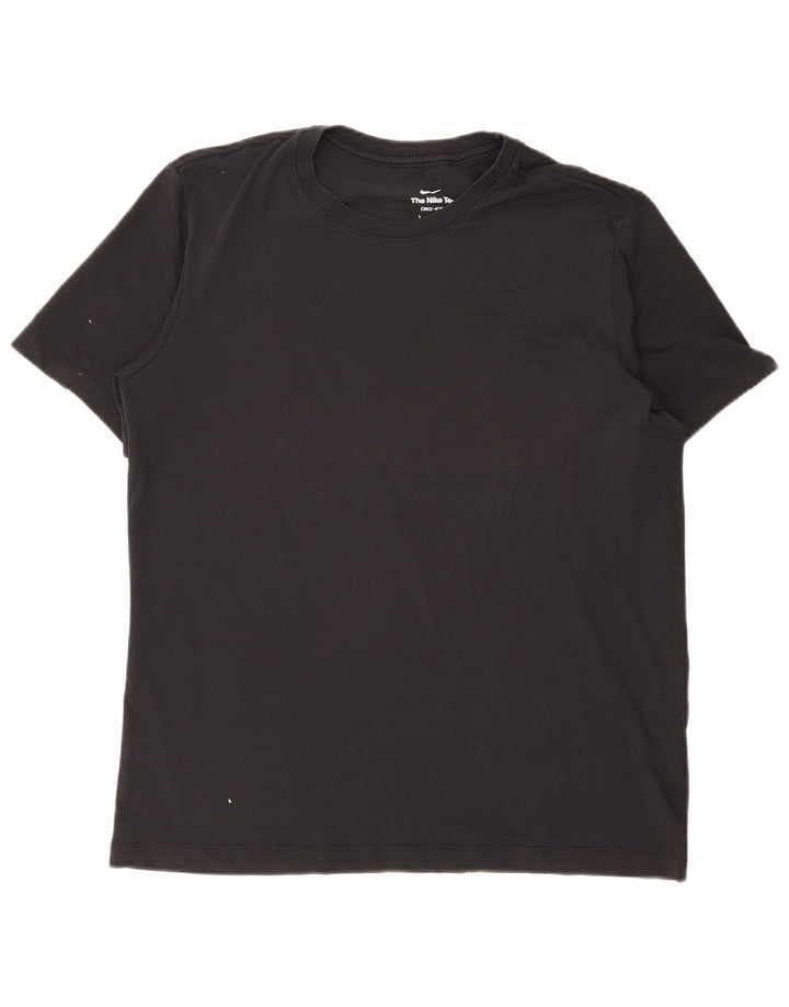 Tricou Nike Dri Fit pentru bărbați Top mare din bumbac negru