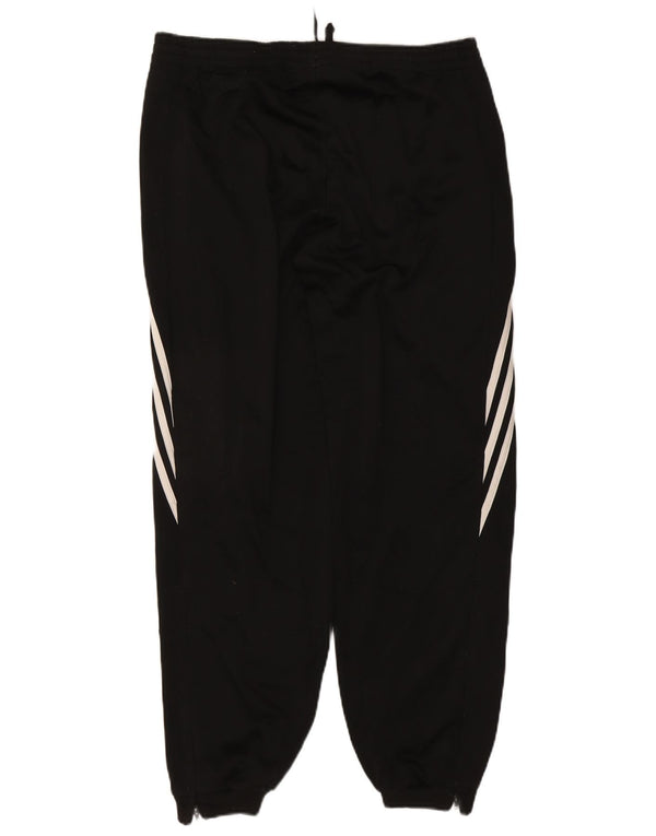 Pantaloni de trening Adidas pentru bărbați Joggeri poliester mediu negru