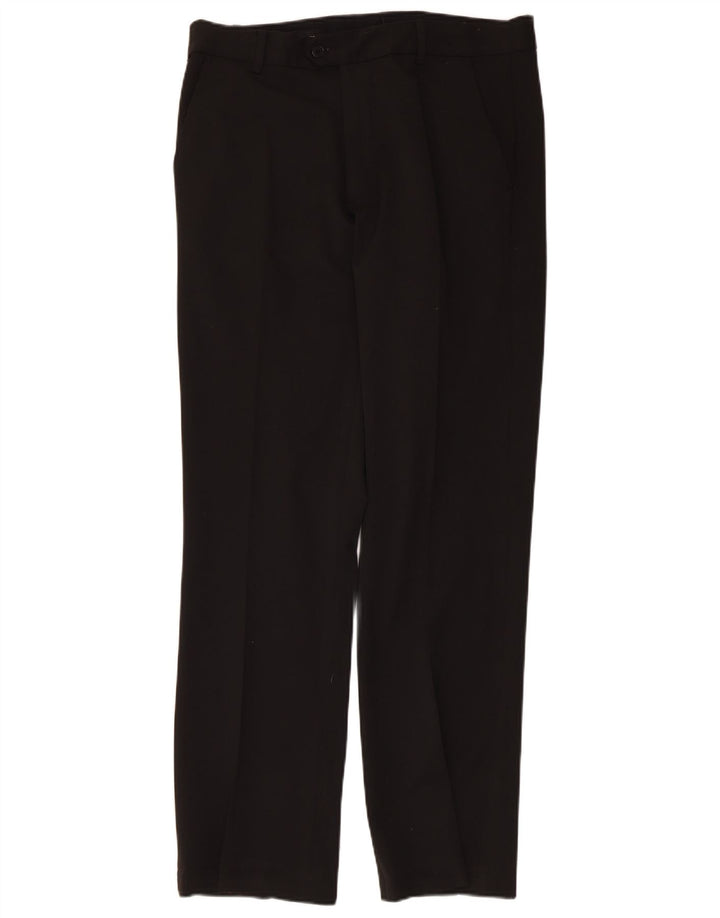Pantaloni de costum drept bărbați Marlboro Classics EU 48 Medium L34 L31 Negru