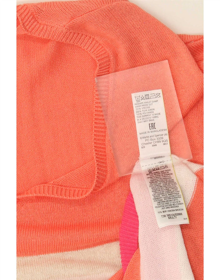 Pulover cu decolteu în V pentru femei Marks & Spencer UK 24 4XL Multicolor