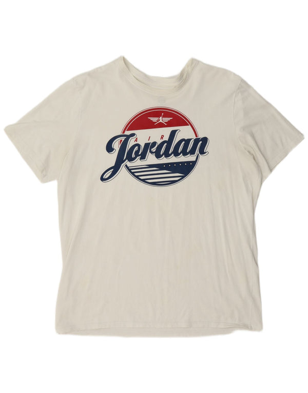 Tricou grafic pentru bărbați Jordan Top XL Alb