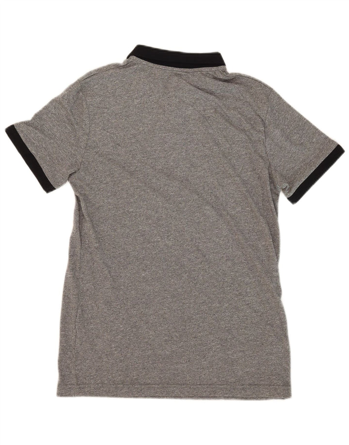 Tricou polo rugby JULES pentru bărbați, bumbac gri mediu