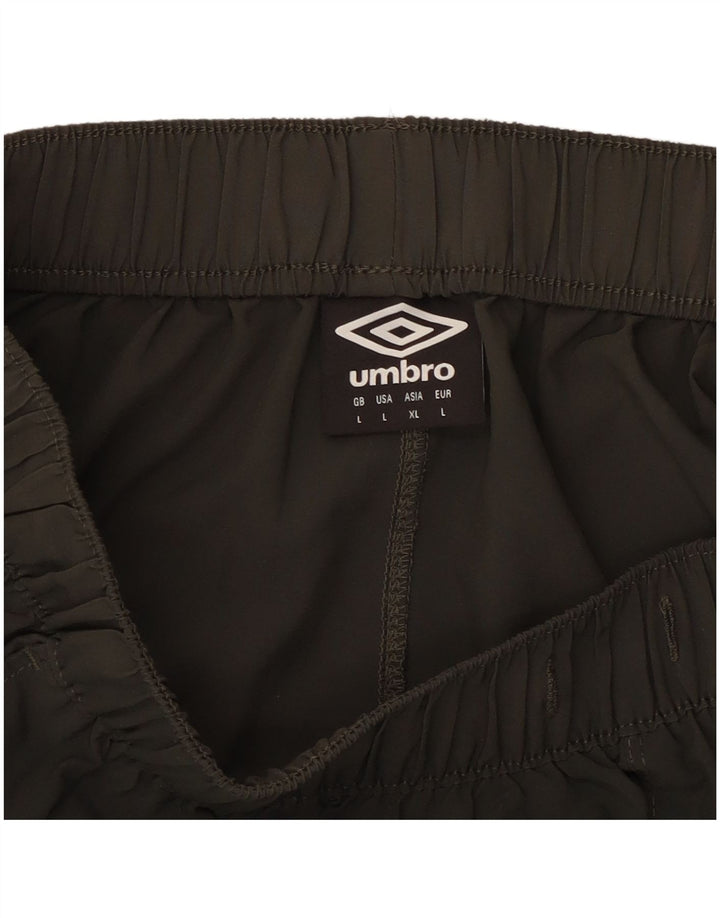 Pantaloni scurți de înot Umbro pentru bărbați, mari, kaki, poliester