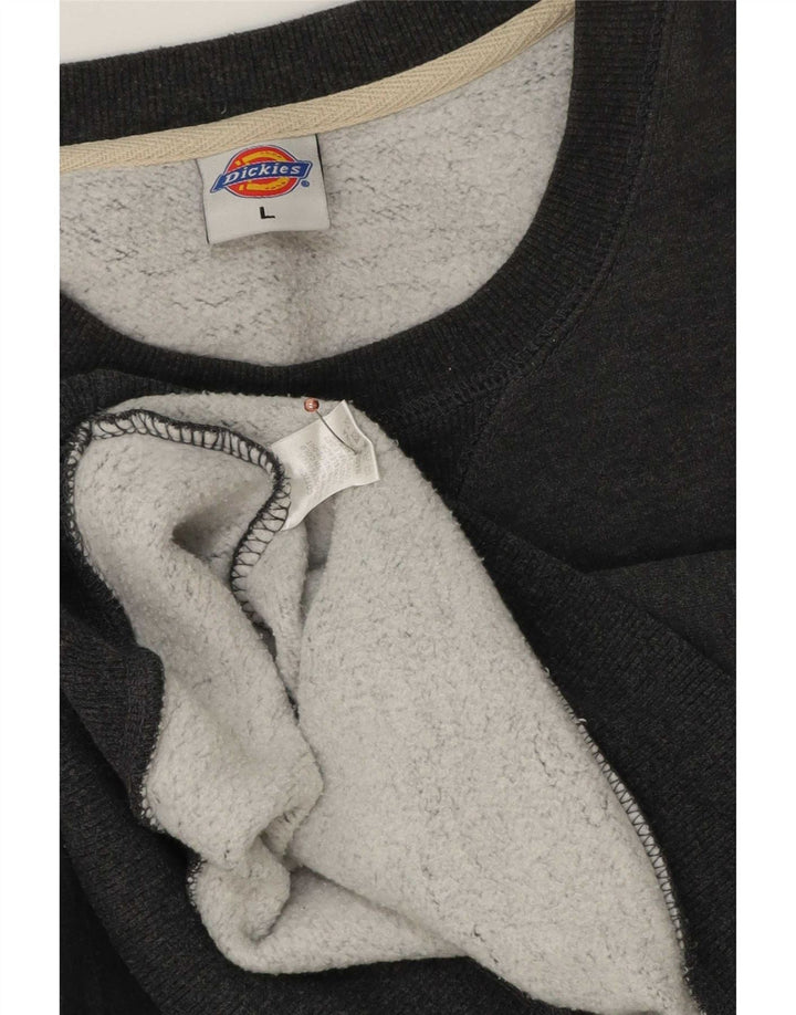 Hanorac grafic pentru bărbați Dickies Pulover mare bumbac gri