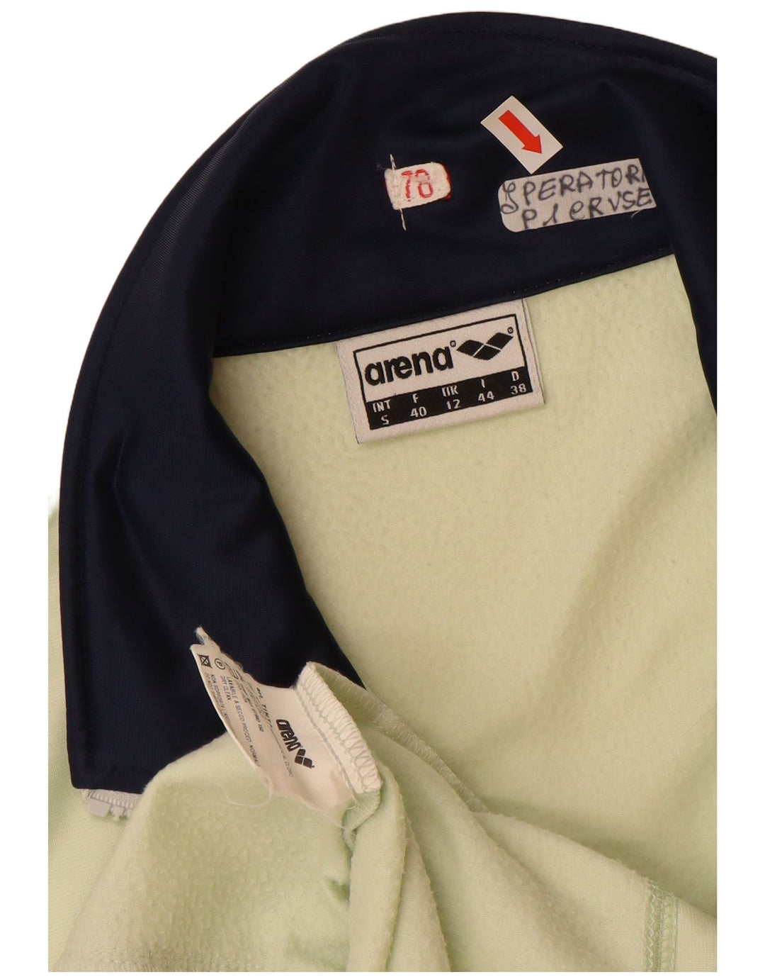 Jachetă de trening pentru femei ARENA UK 12 Poliester verde mediu