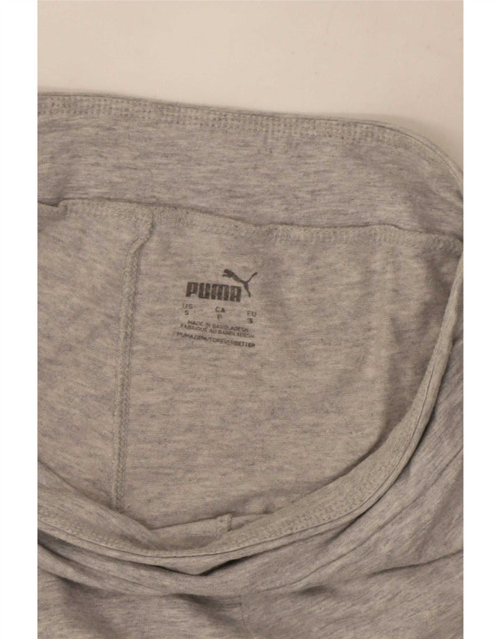 Leggings pentru femei Puma UK 8 Small Grey Flecked Bumbac