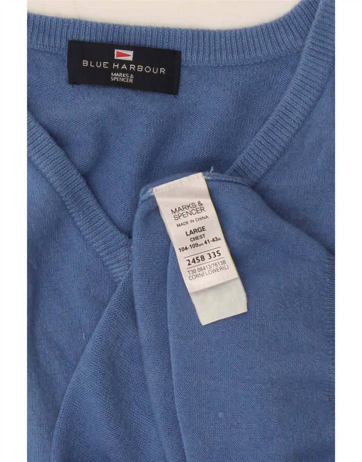 Marks & Spencer Blue Harbour Vest Tank Top Acrilic mare pentru bărbați