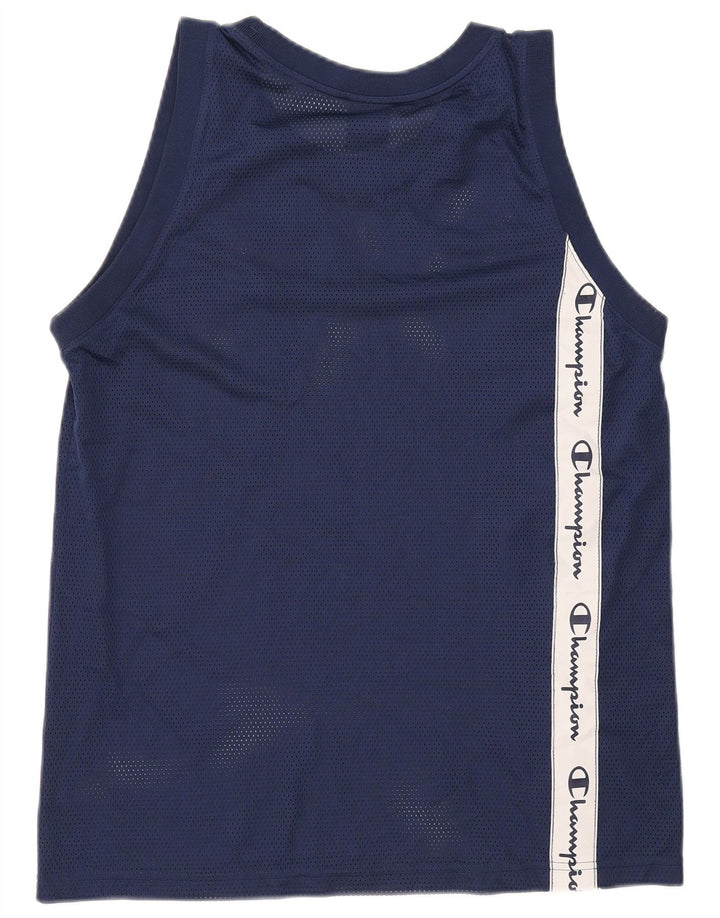 Top din jerseu pentru bărbați Champion Medium Bleumarin Colorblock