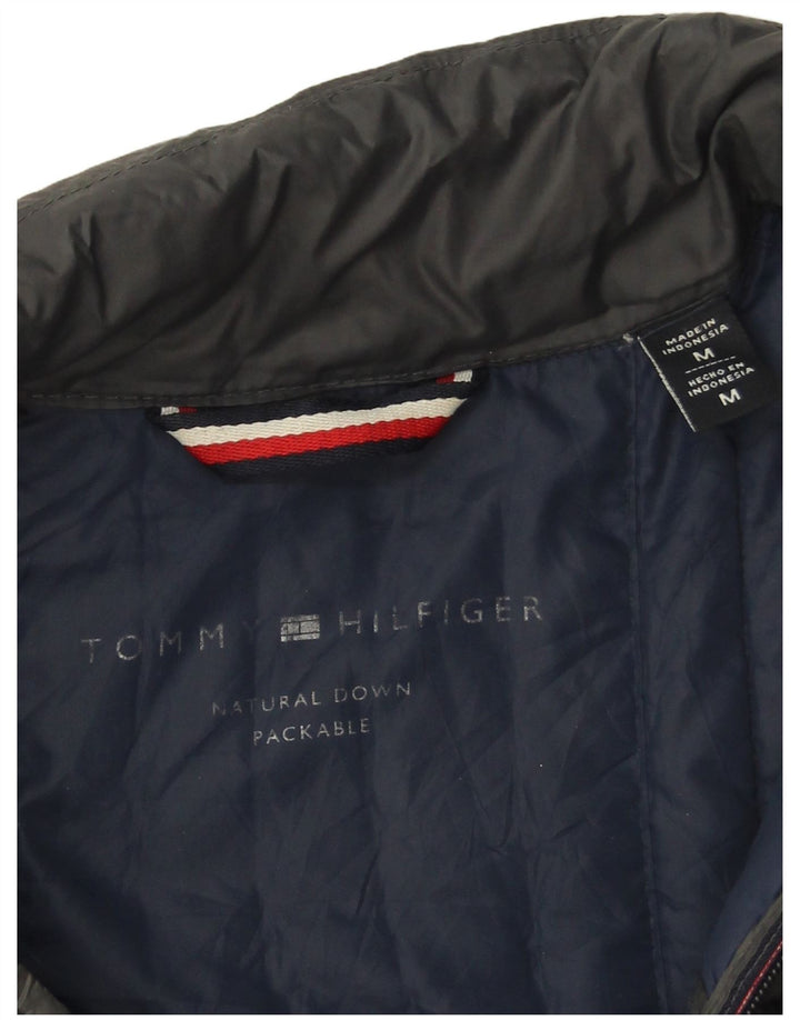 Jachetă căptușită pentru bărbați Tommy Hilfiger UK 38, nailon gri mediu