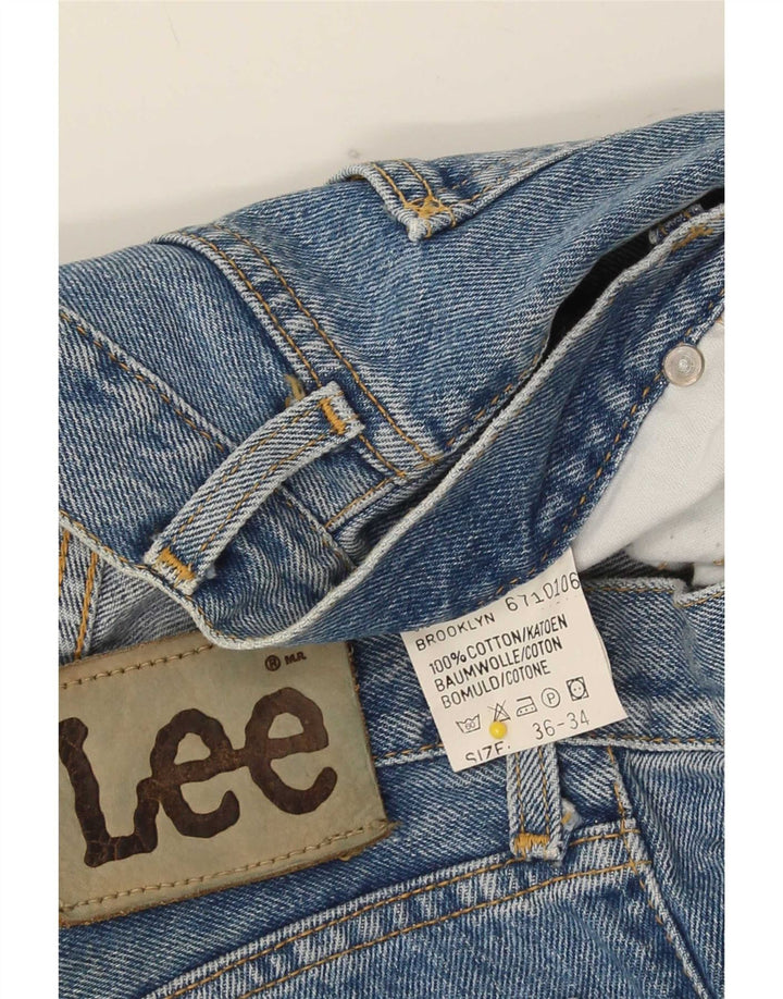 Pantaloni scurți din blugi Brooklyn pentru bărbați Lee, mari W36, bumbac albastru