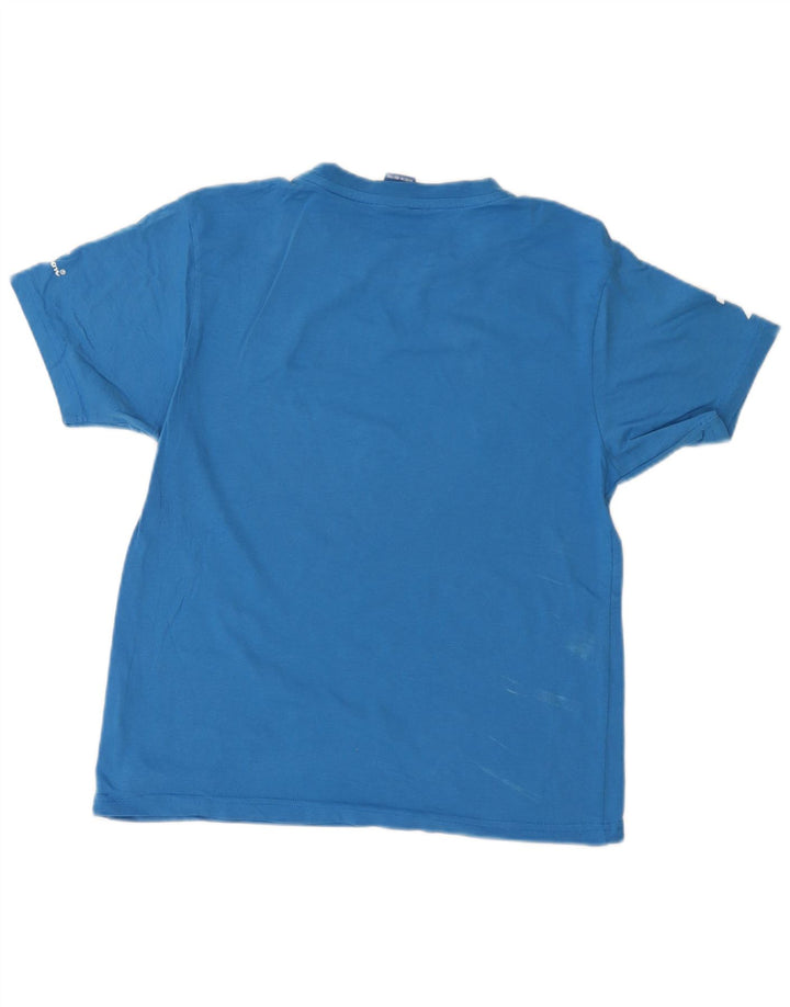 Tricou grafic Champion pentru bărbați Italia Top Mic Albastru
