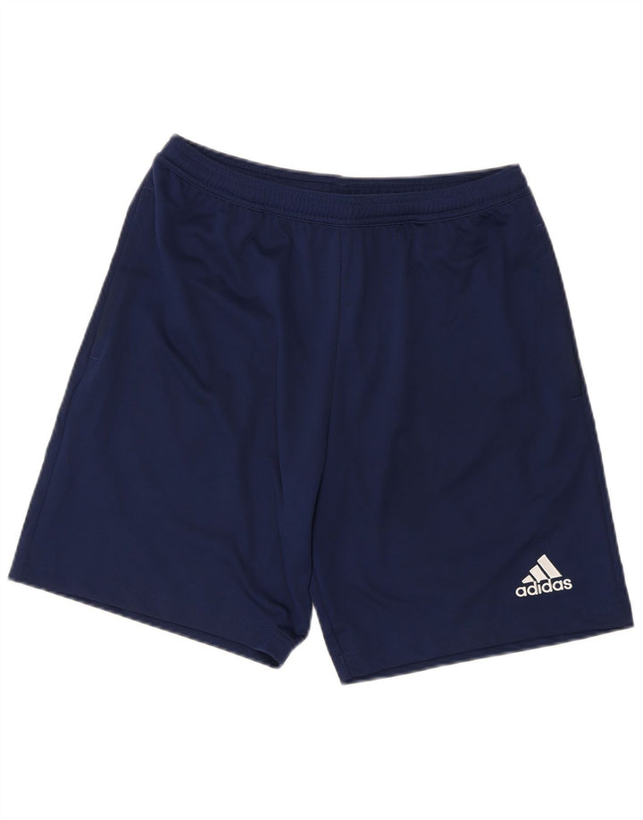 Pantaloni scurți de sport Adidas Aeroready pentru bărbați, poliester mediu albastru