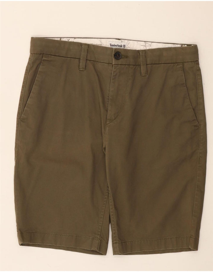 Pantaloni scurți chino pentru bărbați Timberland W30 bumbac kaki mediu