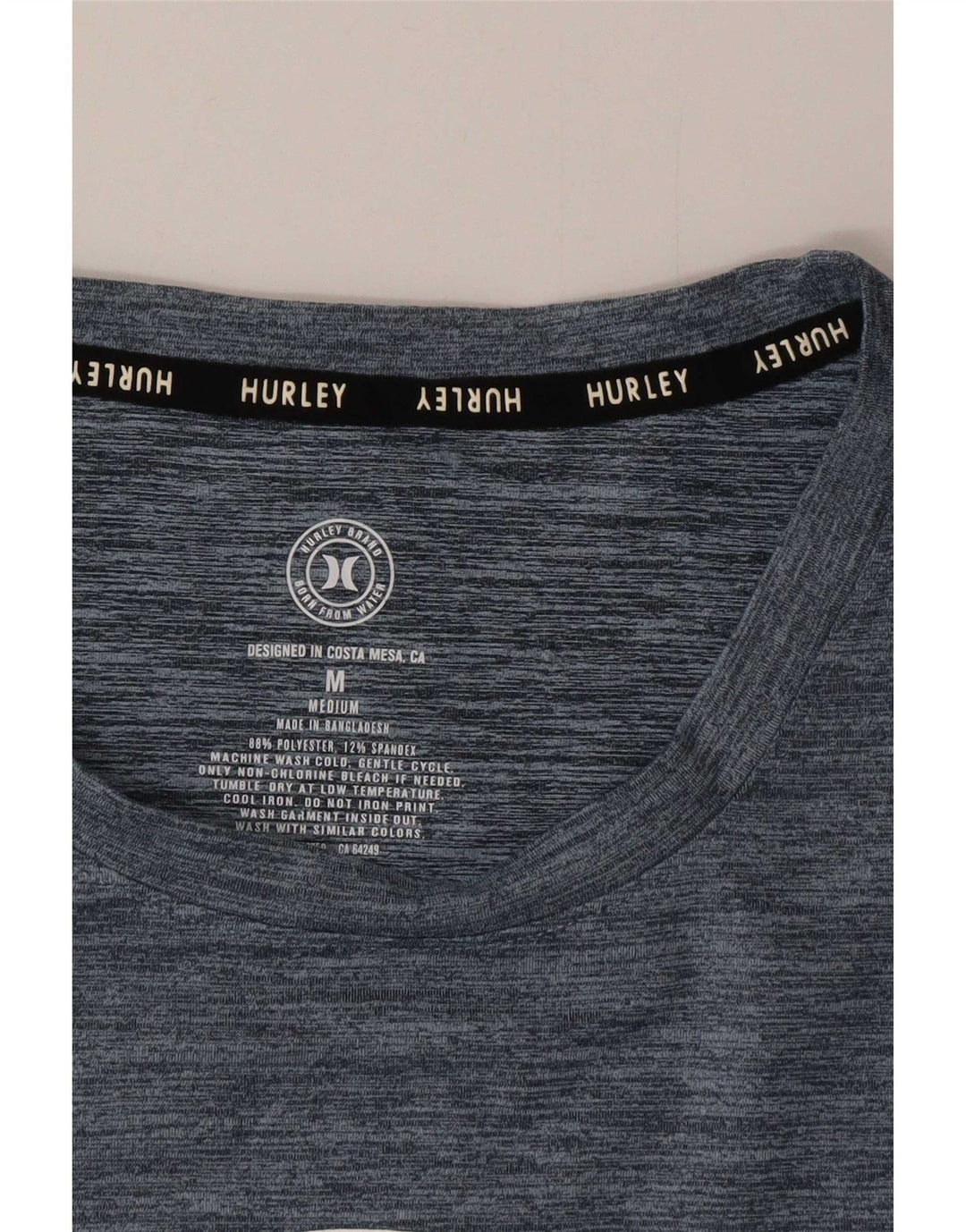Tricou grafic pentru bărbați Hurley Top Mediu Bleumarin Poliester cu pături