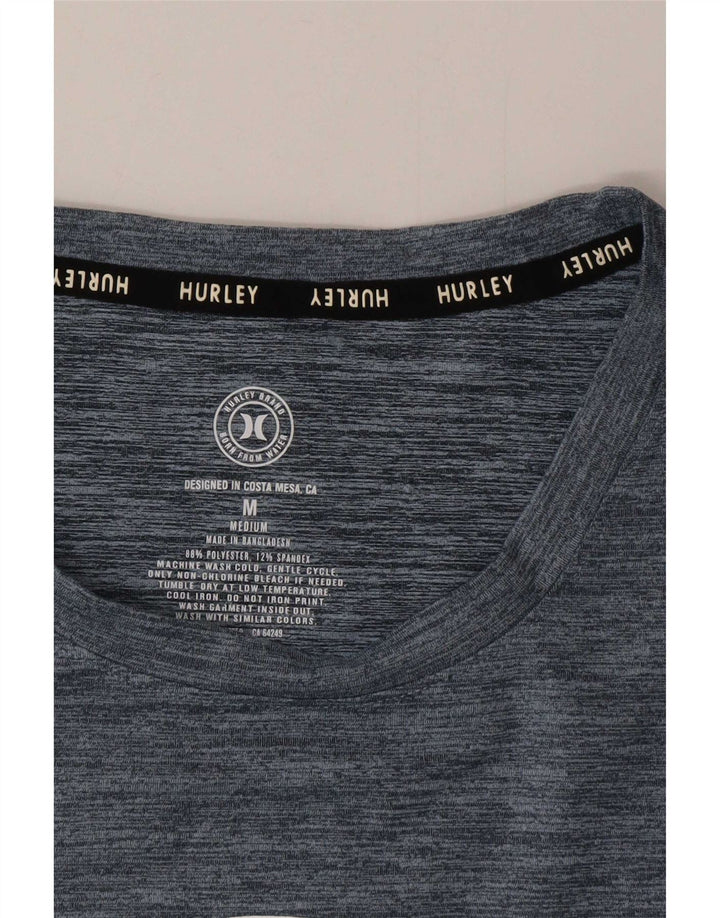Tricou grafic pentru bărbați Hurley Top Mediu Bleumarin Poliester cu pături