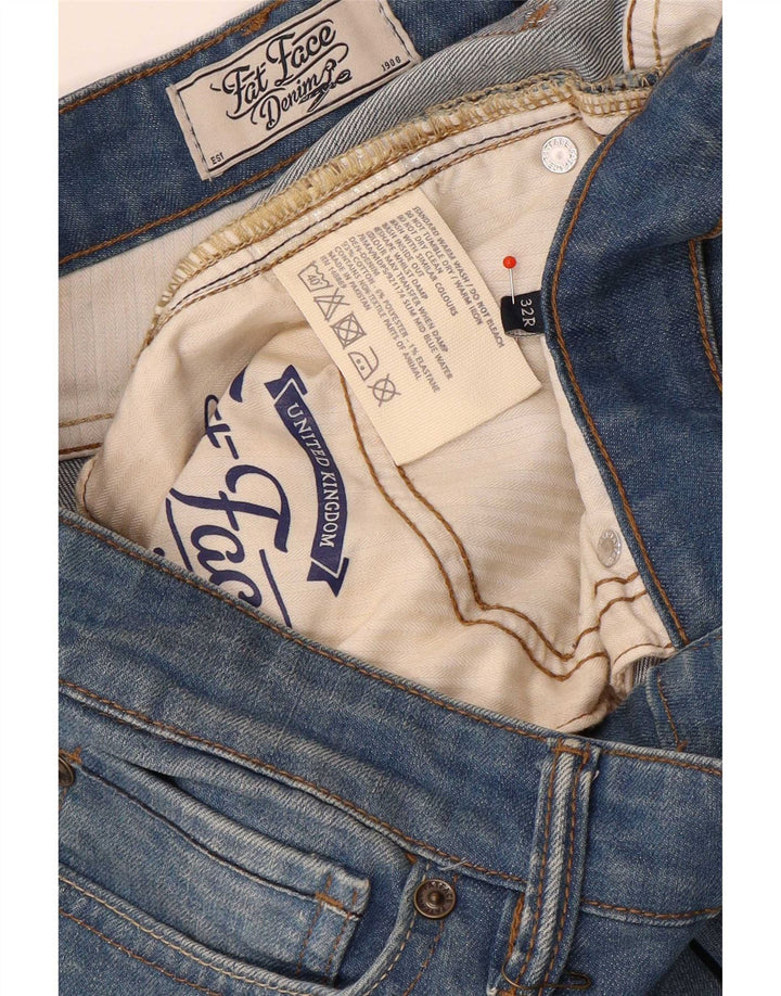Blugi slim pentru bărbați Fat Face W32 L32 Bumbac albastru