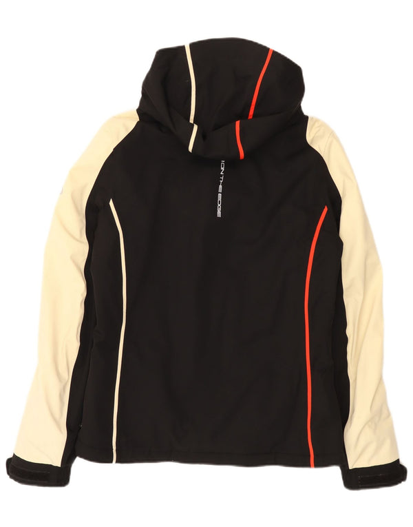Jachetă de schi cu glugă pentru femei On the Edge IT 44 Medium Black Colorblock