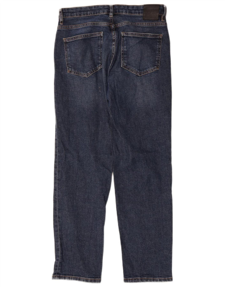 Massimo Dutti Blugi Drepți Femei L30 L27 Bumbac Albastru