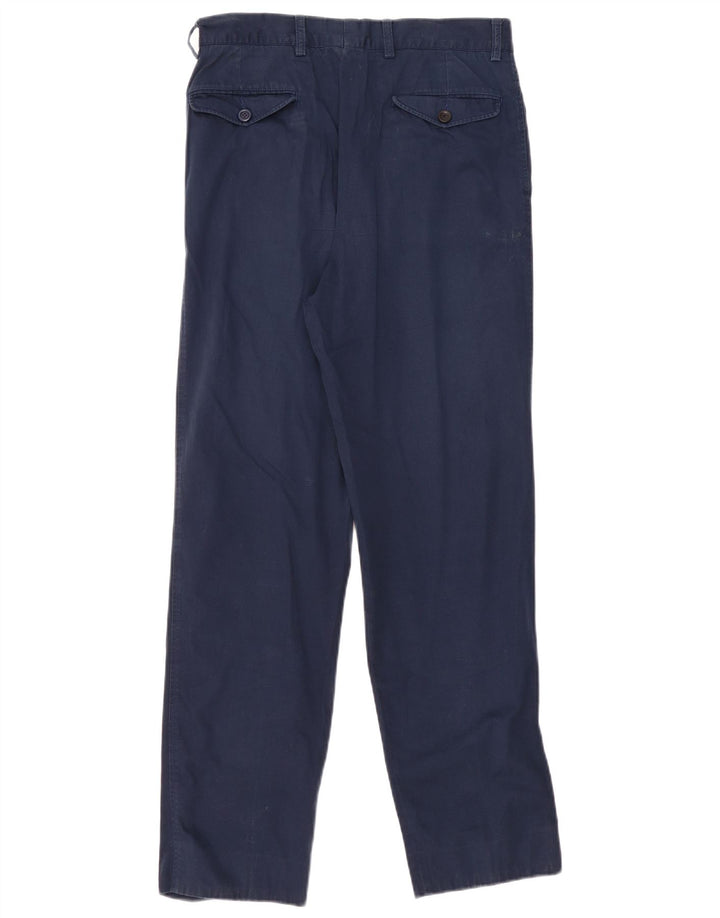Belfe & Belfe Pantaloni drepți pentru bărbați L32 L32 Bleumarin