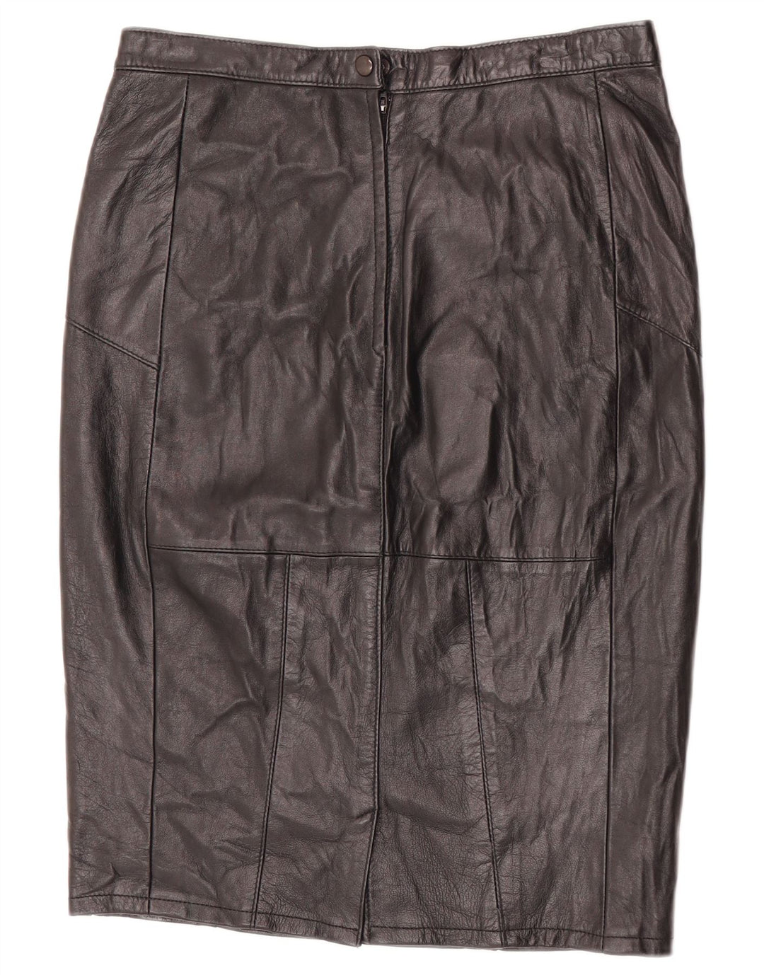 Fusta din piele pentru femei VINTAGE W30 Medium Black
