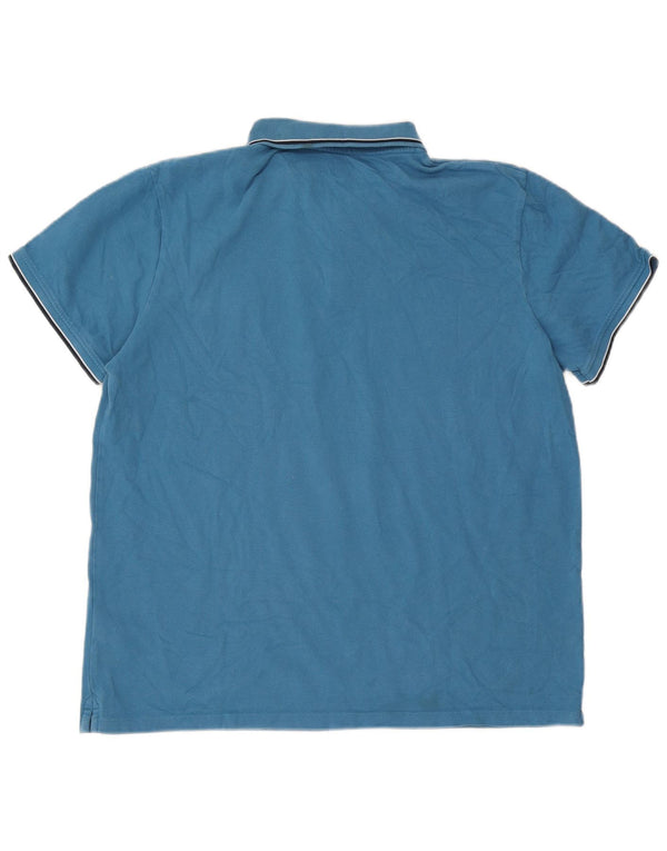 Tricou polo Timberland Slim Fit 2XL, cu dungi albastre