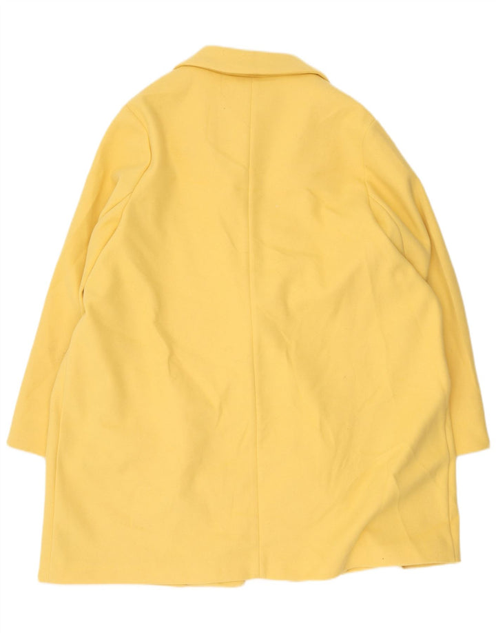 Palton pentru femei Marks & Spencer UK 24 4XL galben bumbac
