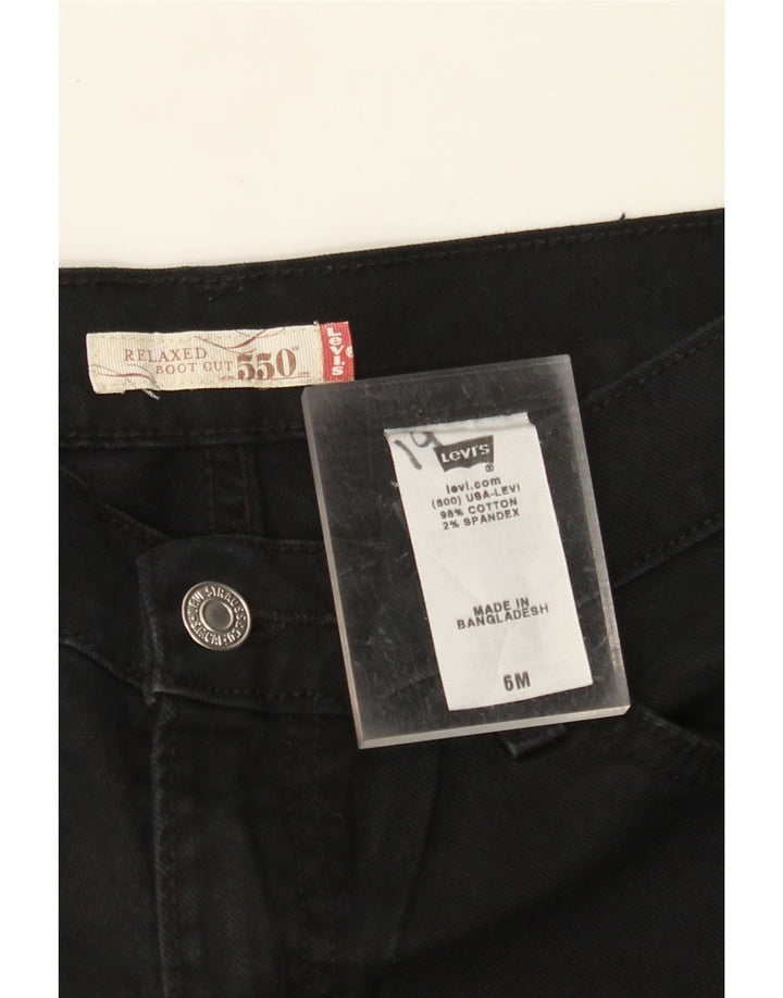 Levi'S Blugi Bootcut 550 pentru femei, cu tăiere relaxată, US 6 Medium W28 L28 Negri