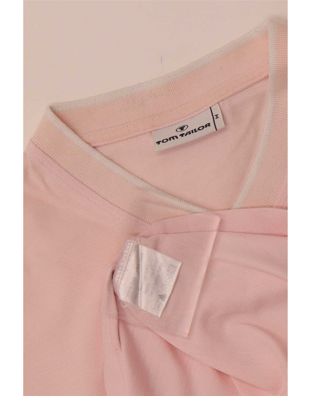 Tricou pentru bărbați Tom Tailor Top Medium Pink Bumbac