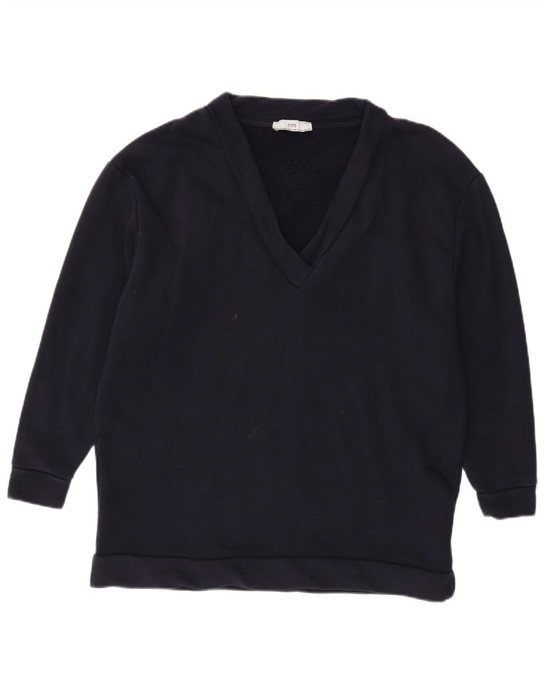 Pulover supradimensionat pentru femei Zara UK 14 Medium Bleumarin
