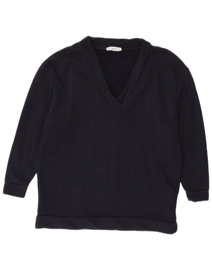 Pulover supradimensionat pentru femei Zara UK 14 Medium Bleumarin