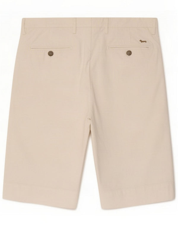 Harmont & Blaine Mens Chino Shorts IT 48 Medium W34 White Bumbac