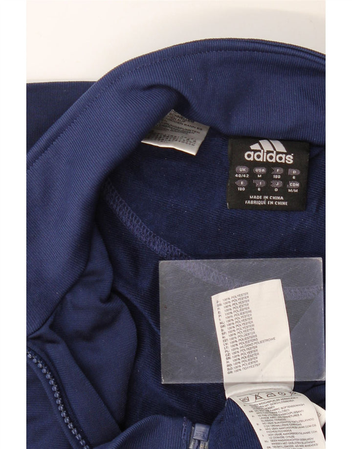 Jachetă de trening pentru bărbați ADIDAS UK 40/42 Medium Bleumarin Colorblock
