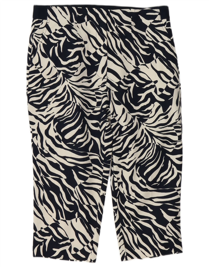 Pantaloni Capri pentru femei Marks & Spencer UK 16 Large W36 L20 Black