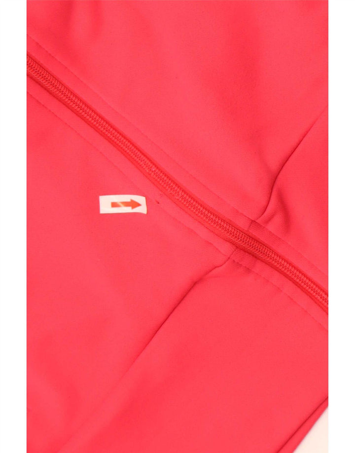 Jachetă de top pentru trening Adidas pentru femei UK 16, mare, roz, poliester