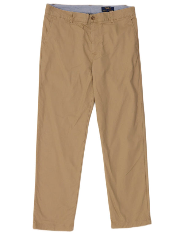 Polo Ralph Lauren Boys Straight Chino Trousers 15-16 Years W30 L26 Beige