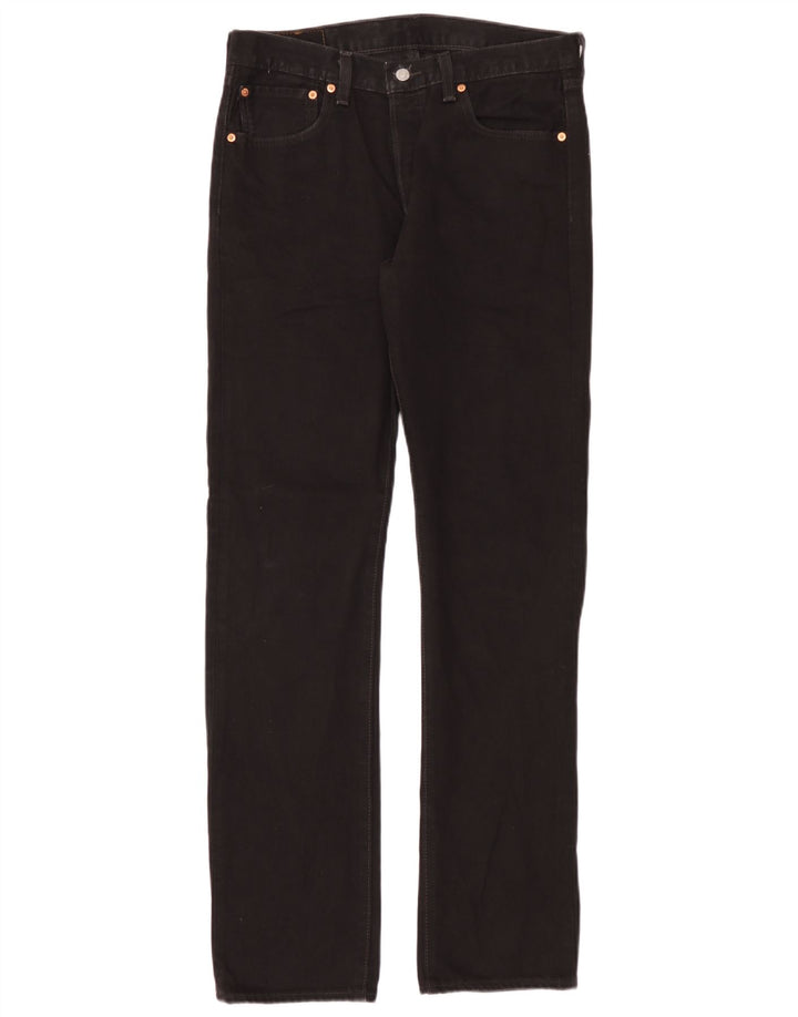 Blugi Levi's 501 drepte pentru bărbați W31 L34 bumbac negru