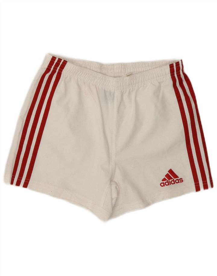 Pantaloni scurți sport Adidas Climacool pentru băieți 9-10 ani, alb, poliester