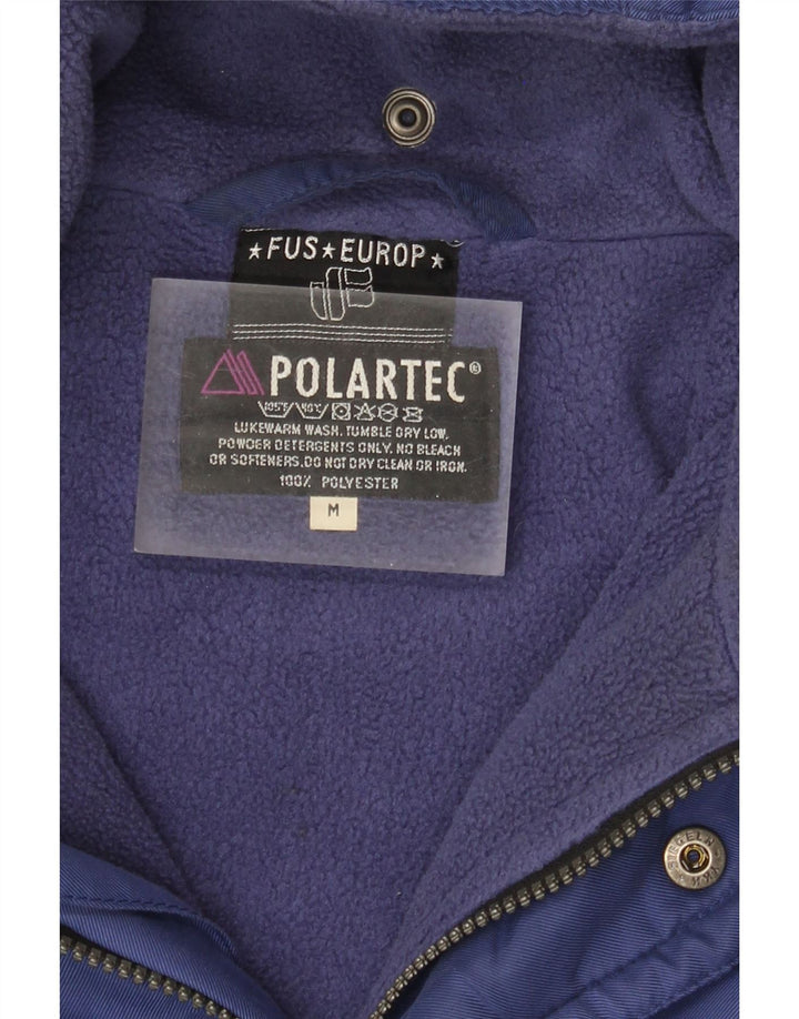 Jachetă de vânt supradimensionată Polartec pentru bărbați UK 38 Poliester albastru mediu