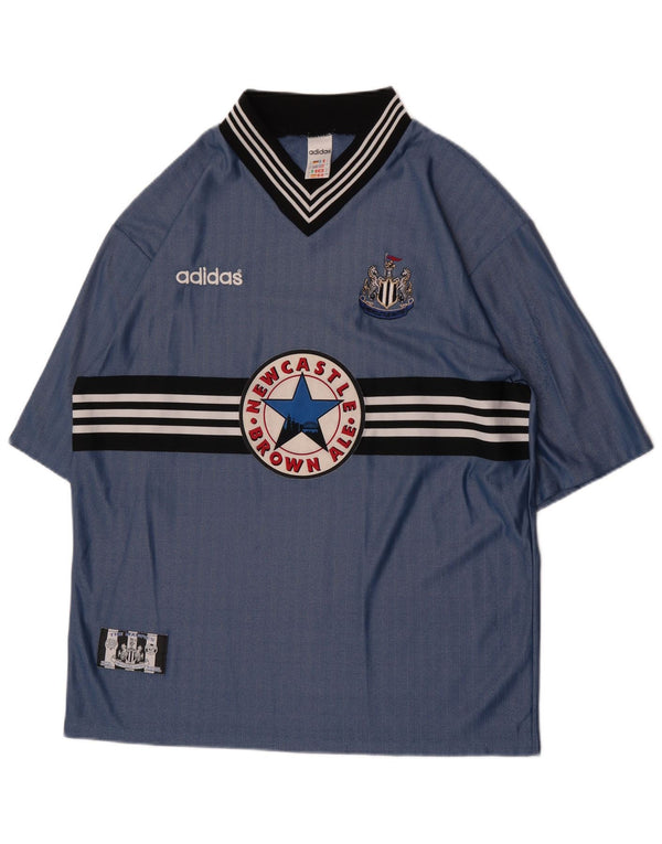 Tricou pentru bărbați Adidas Newcastle United 1996-1997 în deplasare XL, albastru, poliester, sport