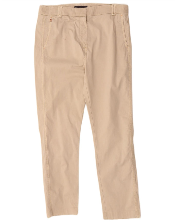 Pantaloni chino pentru femei Marks & Spencer UK 14 Medium W30 L27 Bej Bumbac