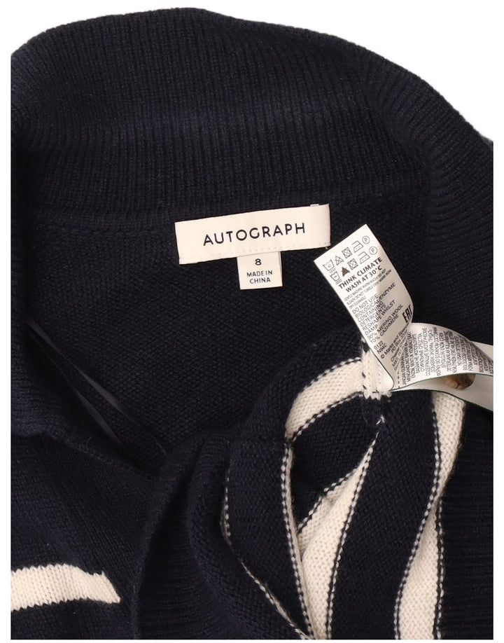 Pulover cardigan cu autograf Marks & Spencer pentru femei UK 8 Mic bleumarin