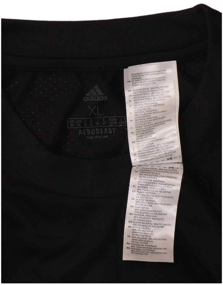 Vestă Aeroready pentru bărbați Adidas XL, poliester negru