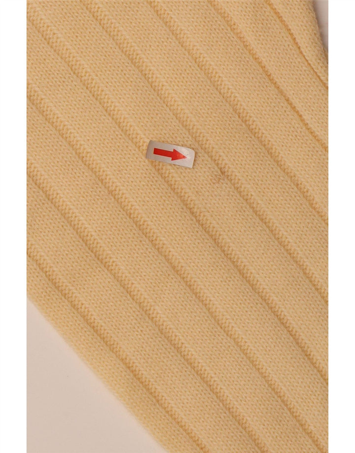 Pulover VINTAGE pentru damă cu gât roșu IT 52 2XL Lână bej