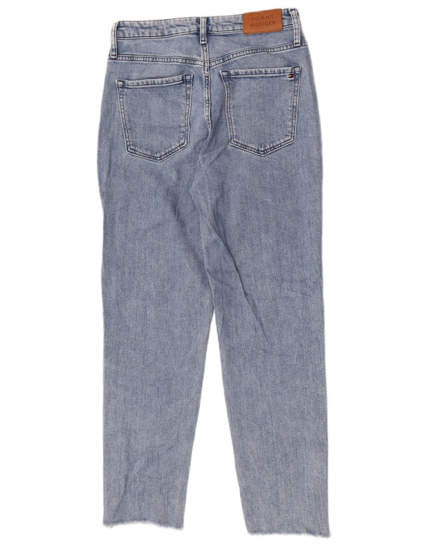 Blugi Tommy Hilfiger pentru femei Gramercy Crop Tapered W27 L25 Bumbac albastru