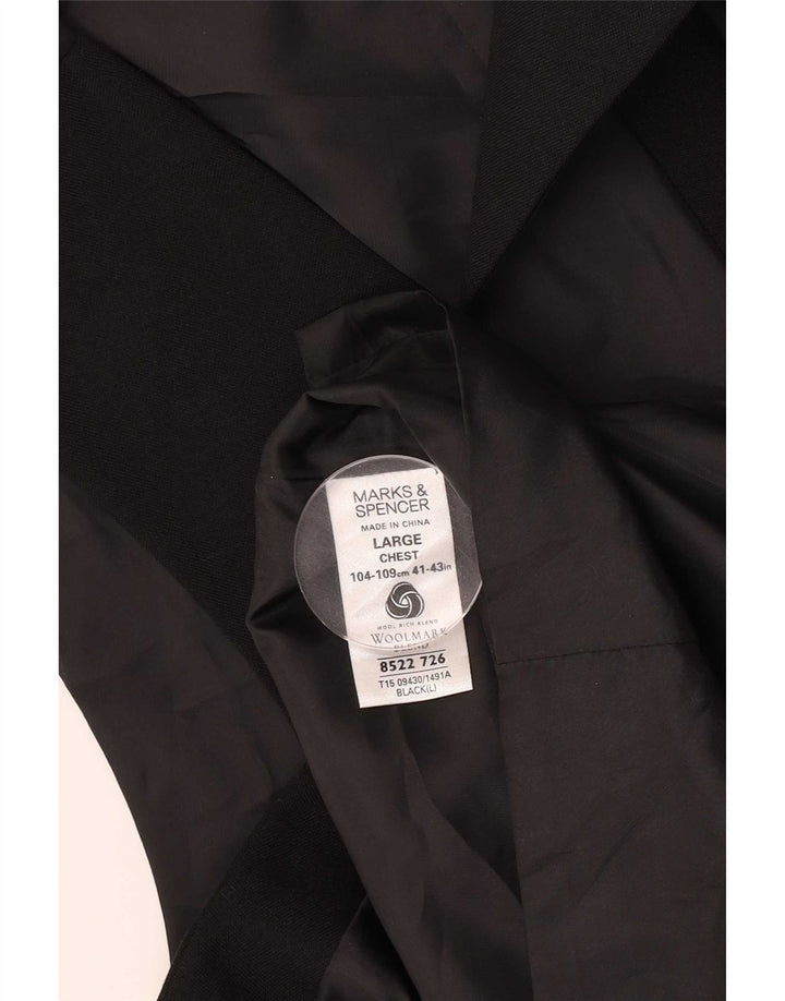 Vestă pentru bărbați Marks & Spencer, mare, negru, poliester