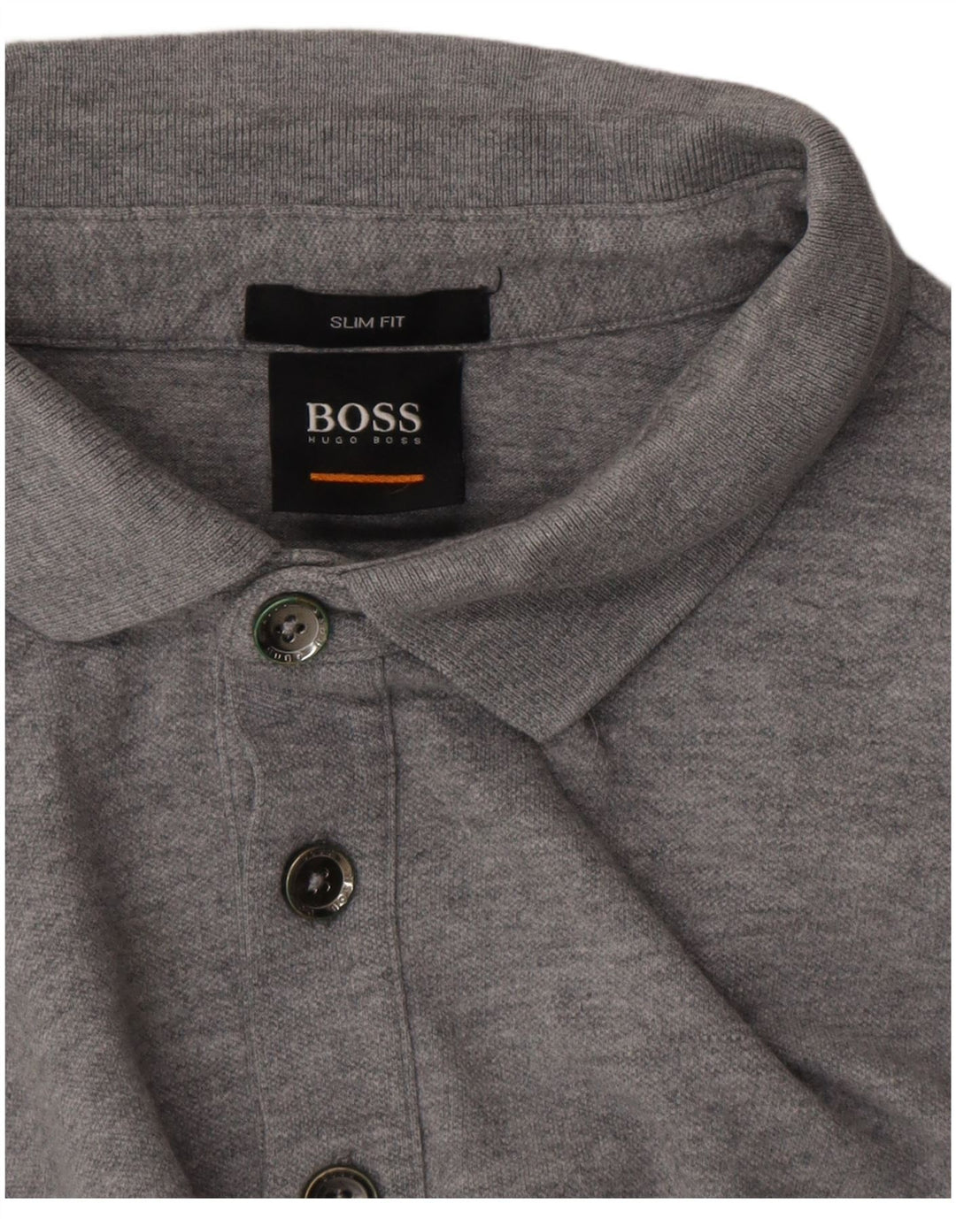 Cămașă polo pentru bărbați Hugo Boss Slim Fit, gri mic